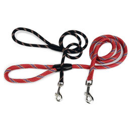 Produktbild von Beeztees Runde Nylon Leine 125 x 13 cm schwarz - 125 cm