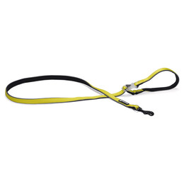 Produktbild von Beeztees Safety Gear Parinca Premium Hundeleine LED Nylon Gelb - 150 cm