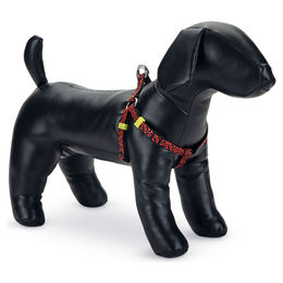 Produktbild von Beeztees Scribbles Hundegeschirr schwarz 35-60 cm