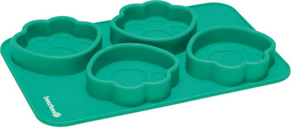 Produktbild von beeztees Silikon Partyform Hundepfoten