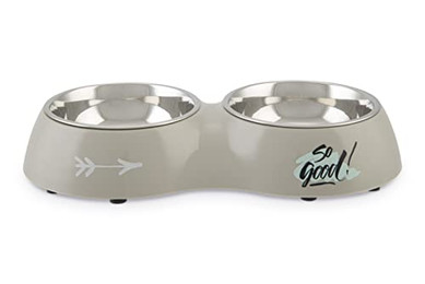 Produktbild von Beeztees So Good Hundenapf Kunststoff Grau 42 cm - 700 ml