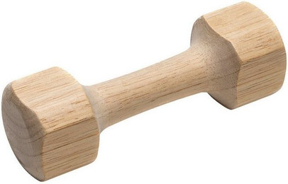 Produktbild von Beeztees Spielknochen Hundespielzeug Holzhantel Dex