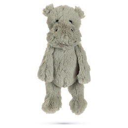 Produktbild von Beeztees Tierkuscheltier Hundespielzeug Plüsch Nilpferd Quin grau