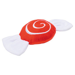 Produktbild von Beeztees Tierkuscheltier Hundespielzeug Weihnachtsbonbon rot/weiß aus Plüsch