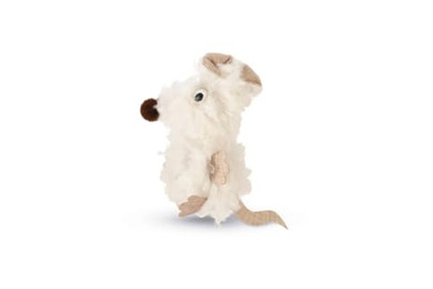 Produktbild von Beeztees Tierkuscheltier Katzenspielzeug Maus Holly weiß
