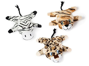 Beeztees Tierkuscheltier Plüschspielzeug Safari Zino schwarz/weiß – Bild 1 von 2