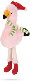 Produktbild von Beeztees Tierkuscheltier Weihnachtsspielzeug Flamingo