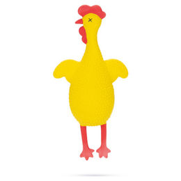 Produktbild von Beeztees Tierquietschie Latexspielzeug Avesta gelb