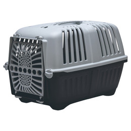 Produktbild von Beeztees Transportbox Praktiko Eco für Katzen, Maße: 48 x 31 x 33 cm