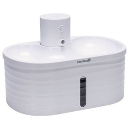 Produktbild von Beeztees Trinkwasserbrunnen Sef aus Kunststoff weiß - 2,5 l