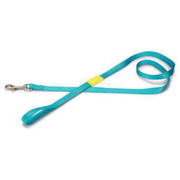 Produktbild von Beeztees Uni Hundeleine Nylon Hellblau 120 cm x 15 mm - 120 cm
