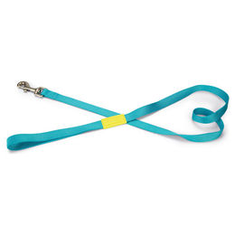 Produktbild von Beeztees Uni Hundeleine Nylon Hellblau 120 cm x 20 mm - 120 cm