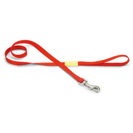 Produktbild von Beeztees Uni Hundeleine rot 120 cm x 20 mm - 120 cm