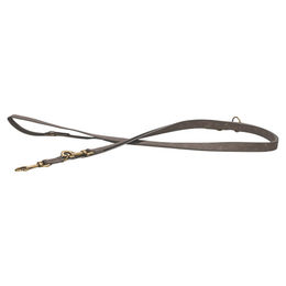 Produktbild von Beeztees Verstellbare Hundeleine Balacron Kunstleder grau