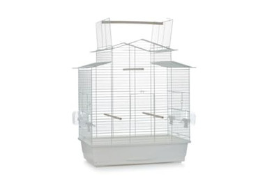 Produktbild von Beeztees Vogelkäfig Big Iza 3 Open weiß - 59 cm