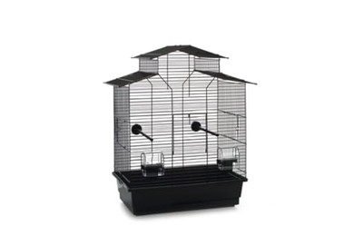 Produktbild von Beeztees Vogelkäfig Iza 2 Pagoda schwarz