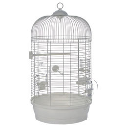 Produktbild von Beeztees Vogelkäfig Julia 3 rund weiß