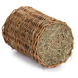 Produktbild von Beeztees Weidentunnel mit Heu Größe L