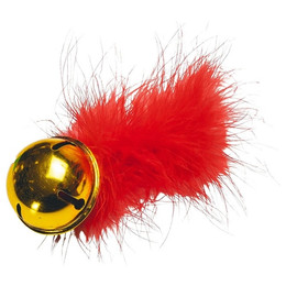 Produktbild von Beeztees Weihnachtsglocke mit Feder