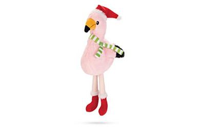 Produktbild von Beeztees Weihnachtsspielzeug Plüsch Flamingo