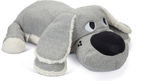 Produktbild von Beeztees Welpe Boomba XL Plüschspielzeug Hund grau