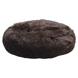 Produktbild von Beeztees Yala Hundebett aus Plüsch braun Ø 50 cm - 50 cm