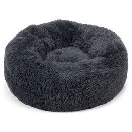 Produktbild von Beeztees Yali Hundebett Plüsch Grau 70 cm