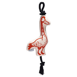 Produktbild von Beeztees Zerrspielzeug Hundespielzeug Ente Zev Baumwolle schwarz