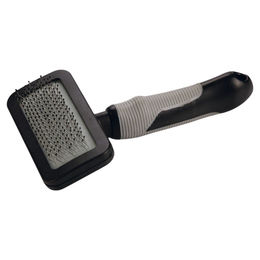 Produktbild von Beeztees Zupfbürste schwarz/grau für Katzen