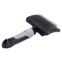 Produktbild von Beeztees Zupfbürste Selbstreinigend schwarz/grau