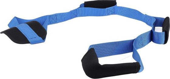 Produktbild von Beinheber-Gurt Rutschfest mit 3 Griffen Fußhebehilfe Zugschlaufe für Bett Rollstuhl Auto 44,9 Zoll