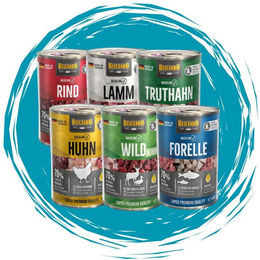 Belcando Baseline Mixpaket - hochwertiges Nassfutter mit 6 verschiedenen Sorten 6x400g, Nassfutter für: Hunde – Bild 1 von 5