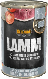 Produktbild von Belcando Feuchtnahrung Lamm mit Reis & Tomaten - 12 x 400 g