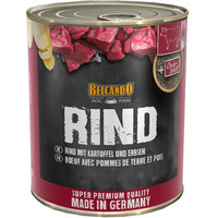 Produktbild von Belcando Feuchtnahrung Rind mit Kartoffeln & Erbsen - 6 x 800 g