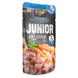Produktbild von Belcando Junior Huhn mit Karotten und Lachsöl - 12 x 125 g