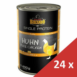 Produktbild von Belcando Single Protein 24 x 400 g Huhn
