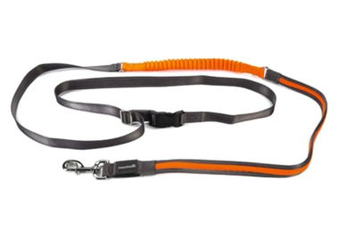 Produktbild von Beleuchtete Joggingleine mit USB-Anschluss grau 200x25cm - 200 cm