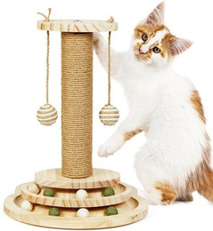 Produktbild von Belle Vous 2-in-1 Interaktives Katzenspielzeug mit Drehteller