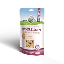 Produktbild von Bellfor Freeze-Snack für Hunde mit Insekten und Karotte - 50 g