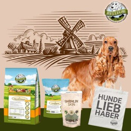Produktbild von Bellfor Futterset für Cocker Spaniel mit getreidefreiem Trockenfutter und Hundesnack - 2,5 kg