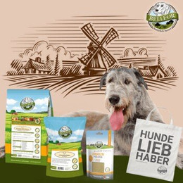 Produktbild von Bellfor Futterset für Irischer Wolfshund mit Insektenprotein und Hirschlungen-Snack - 4 kg
