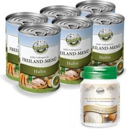 Produktbild von Bellfor Futterset für kleine Hunde mit Gelenke und Knochen Kapseln