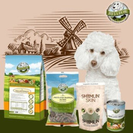 Produktbild von Bellfor Futterset für Pudel mit getreidefreiem Nassfutter, Trockenfutter und Soft-Snacks