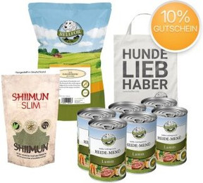 Produktbild von Bellfor Futterset Heide-Menü mit Lamm für kleine Hunde mit Übergewicht - 6 x 400 g