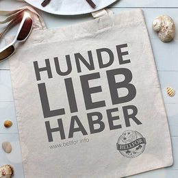 Bellfor Jutebeutel Hundeliebhaber – Bild 1 von 3