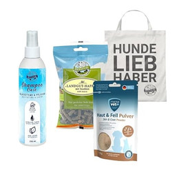 Produktbild von Bellfor Körperpflege-Sparset mit rückfettendem Hundeshampoo - 250 ml