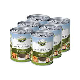 Produktbild von Bellfor Landgut-Menü Hypoallergenes Nass-Hundefutter mit Insekten - 6 x 800 g