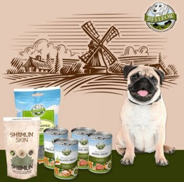 Produktbild von Bellfor Mops Futter Getreidefreies Trocken- und Nassfutter - 6 x 1850 g