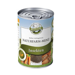 Produktbild von Bellfor Naturfarm-Menü Hundenassfutter mit Insektenprotein - 800 g