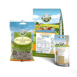 Produktbild von Bellfor Welpenfutter Set für kleine Rassen Freiland-Schmaus Junior - 2,75 kg